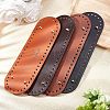 WADORN 4Pcs 4 Colors PU Leather Bag Nail Bottoms FIND-WR0005-55-2