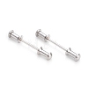 304 Stainless Steel Screw Clasps STAS-F245-01P-1