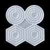 Hexagon/Round/Ring DIY Pendant Silicone Molds SIMO-R002-04-4