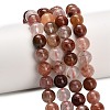 Natural Red Rutilated Quartz Beads Strands G-G300-A02-8mm-1