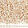 1700Pcs 3 Styles Natural Unfinished Wood Beads WOOD-PA0001-56-1