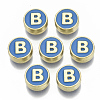 Alloy Enamel Beads X-ENAM-S122-028B-NR-1