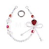 Glass Mobile Straps HJEW-SZ0001-57-01-2