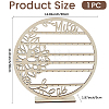 6-Tier Tabletop Wooden Earring Organizer Display Stands EDIS-SP0001-05-2