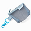 Nylon Mesh Zipper Wallets HJEW-TAC0186-2