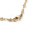 Ion Plating(IP) 304 Stainless Steel Chain Necklaces NJEW-Q335-12G-3