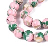 Assembled Synthetic Turquoise and Trochus Shell Beads Strands G-N369-02D-01-3
