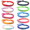 Polyester Braided Woven Cord Bracelet PW23071098024-1