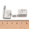 304 Stainless Steel Pendants SA-CBA694E-01P-03-4
