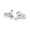 Alloy Crystal Rhinestone Pendants PALLOY-E775-12P-2