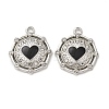 Alloy Enamel Pendants FIND-K030-17B-P-1