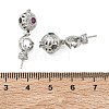 Brass Micro Pave Cubic Zirconia Peg Bails KK-C172-16P-3