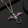 Alloy Dragon Pendant Necklaces for Women Men WGB8FF1-02-1