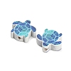 Ocean Printed Wood Beads WOOD-D289-03B-2