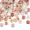 200Pcs 4 Styles Synthetic Red Netstone & Natural Lepidolite/Purple Mica Stone & Pink Aventurine & Rhodonite Beads G-TA0003-05C-2