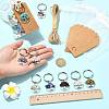 Natural & Synthetic Mixed Stone Keychains KEYC-FS0001-14-5