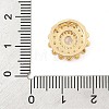 Brass Micro Pave Cubic Zirconia Slide Charms ZIRC-I068-12G-A-3