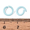 Spray Painted Iron Open Jump Rings IFIN-T017-04B-10-2