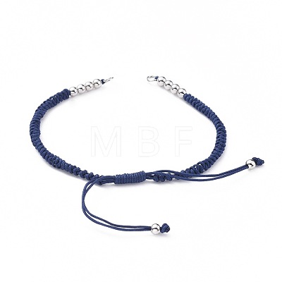 Adjustable Nylon Thread Bracelet Making AJEW-JB00513-1