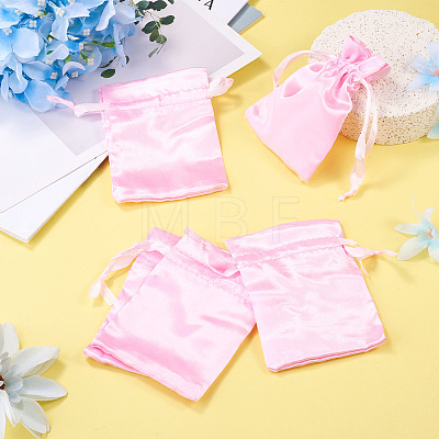 10Pcs Brocade Good Luck Fortune Drawstring Gift Blessing Bags PAAG-TADJ0001-01E-1