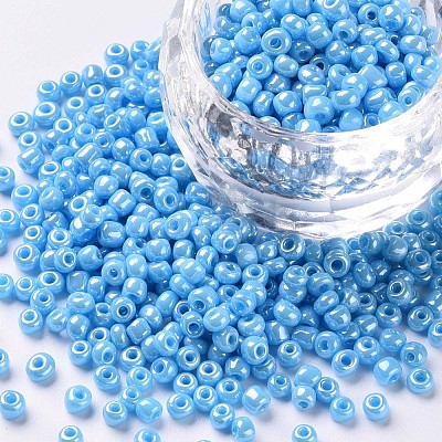 8/0 Glass Seed Beads SEED-US0003-3mm-123-1