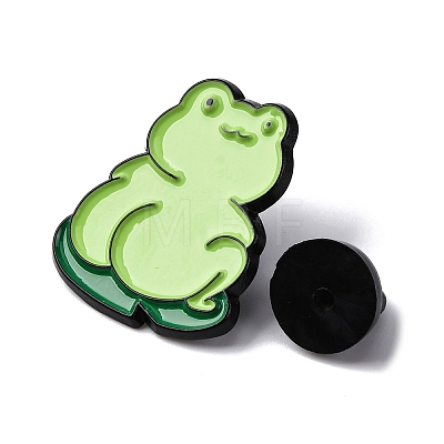 Funny Frog Enamel Pins JEWB-Q015-05B-1