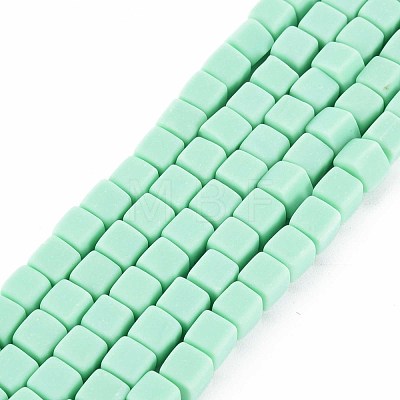 Handmade Polymer Clay Beads Strands CLAY-T020-09B-1