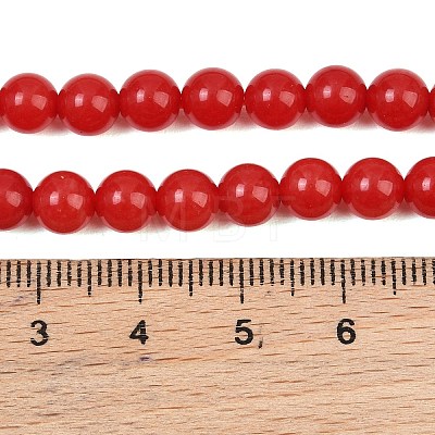 Dyed Natural White Jade Beads Strands GG-CBAD029-A09-6mm-1