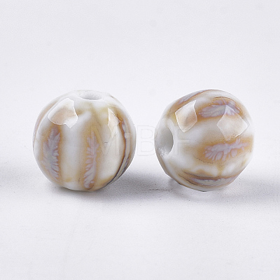 Handmade Porcelain Beads X-PORC-S498-24E-1