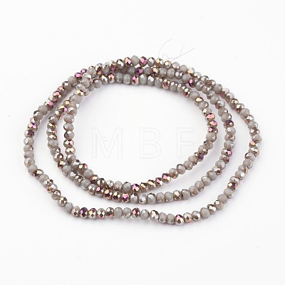 Electroplate Glass Beads Strands EGLA-P018-2mm-H07-1A-1