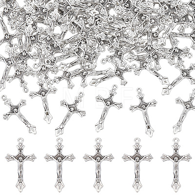 100Pcs Tibetan Style Alloy Pendants TIBE-UN0001-16-1
