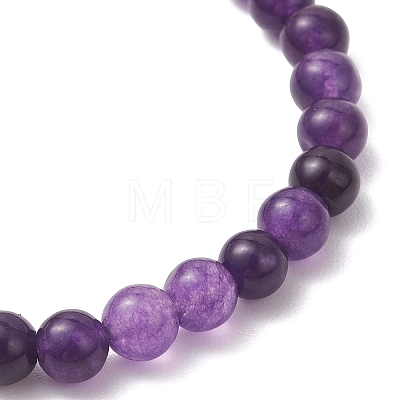 Natural Quartz Beaded Stretch Bracelets for Women Men BJEW-JB12965-01-1