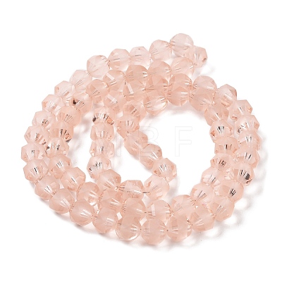 Electroplate Transparent Glass Beads Strands EGLA-I018-FA09-1