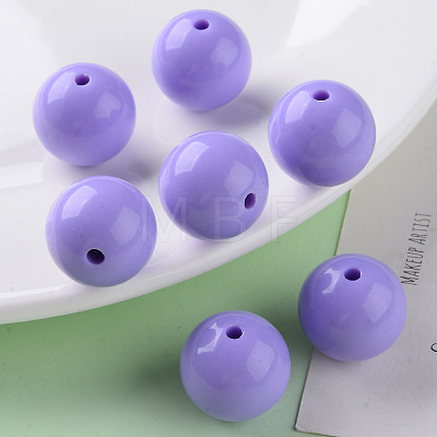 Opaque Acrylic Beads MACR-S370-C20mm-SS2114-1