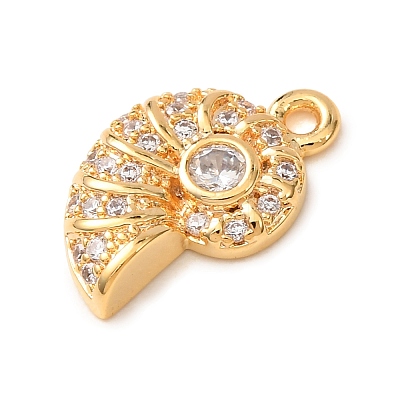 Brass Rhinestone Pendants RB-CBAFDDC-03G-1
