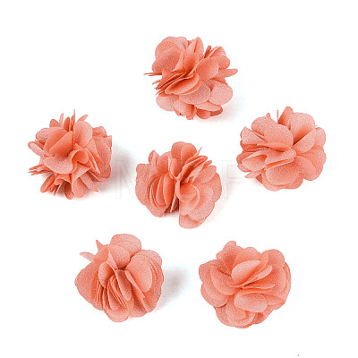 Polyester Fabric Flowers FIND-ZX004-11-07-1