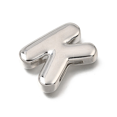 Brass Slide Charms KK-Z163-01P-K-1