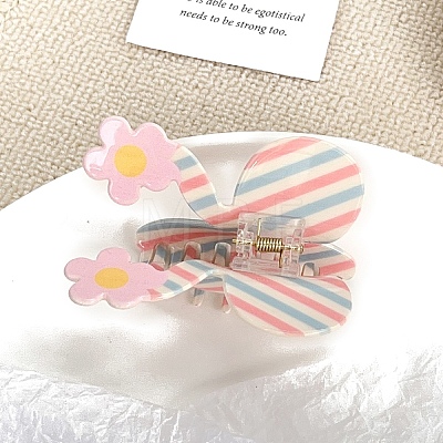 Acrylic Claw Hair Clips PW-WGE5045-04-1