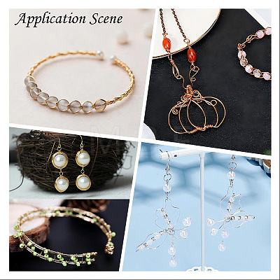 Round Copper Jewelry Wire X-CWIR-Q006-0.5mm-G-1