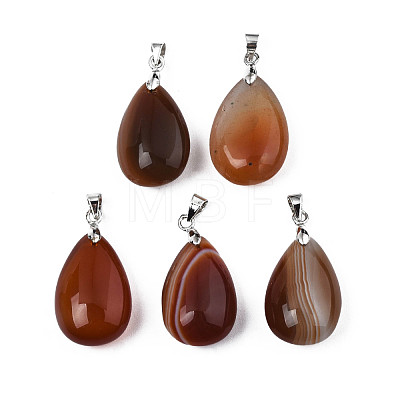 Natural Carnelian Pendants X-G-S243-26-1