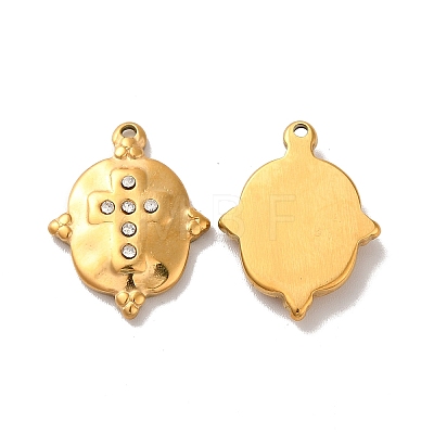 Ion Plating(IP) 304 Stainless Steel Pendants STAS-Q001-19G-1