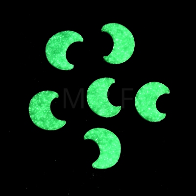Luminous Handmade Polymer Clay Cabochons PY-CBA5A20-15C-1