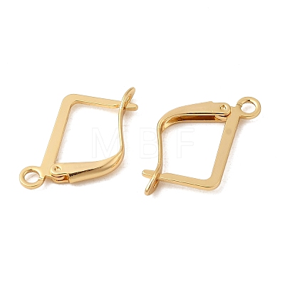 Brass Leverback Earring Findings KK-P340-20B-G-1