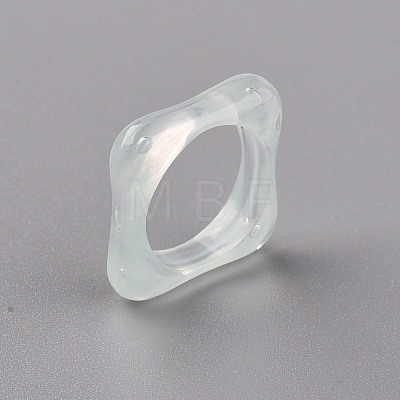 Imitation Jelly Style Resin Finger Rings RJEW-S046-001-C02-1