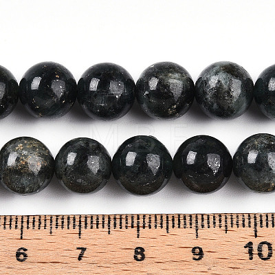 Natural Green Kyanite Beads Strands G-T140-10mm-07-1