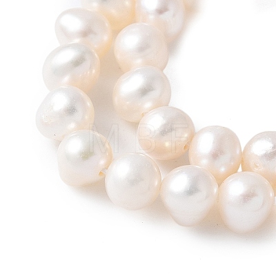 Natural Cultured Freshwater Pearl Beads Strands PEAR-I007-07Q-06C-1