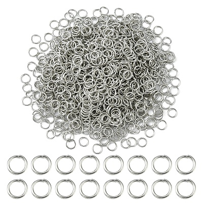 Iron Open Jump Rings IFIN-YW0001-41P-1