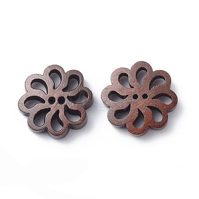 Carved Buttons in Flower Shape NNA0Z4M-1