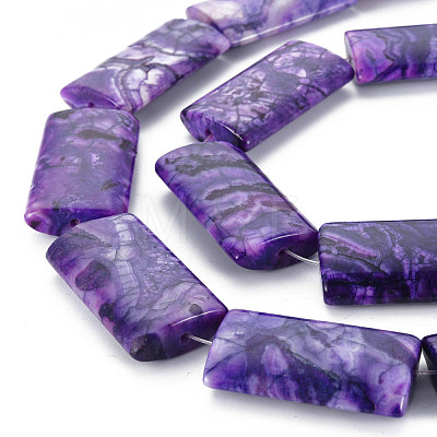 Natural Crazy Agate Beads Strands G-S359-350B-1
