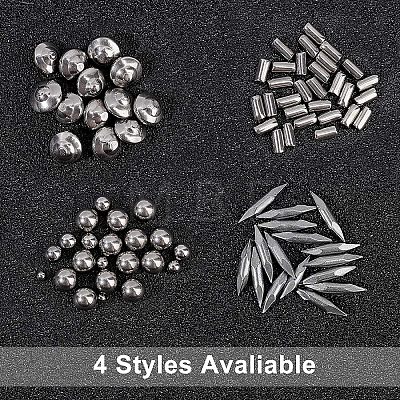 304 Stainless Steel with 201 Stainless Steel Polished Beads X-STAS-WH0016-05P-1